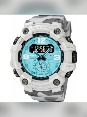 NWT - ACW1637-011 - Activa Vextron X Invicta Digital Men's Watch - 52mm